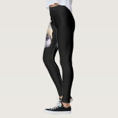 *~* Flug der Freiheits-Federn auf Schwarzem Leggings (Links)