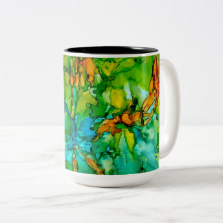 Flug der hellen Tasse
