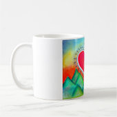 Flug der Herz-Tasse Kaffeetasse (Links)