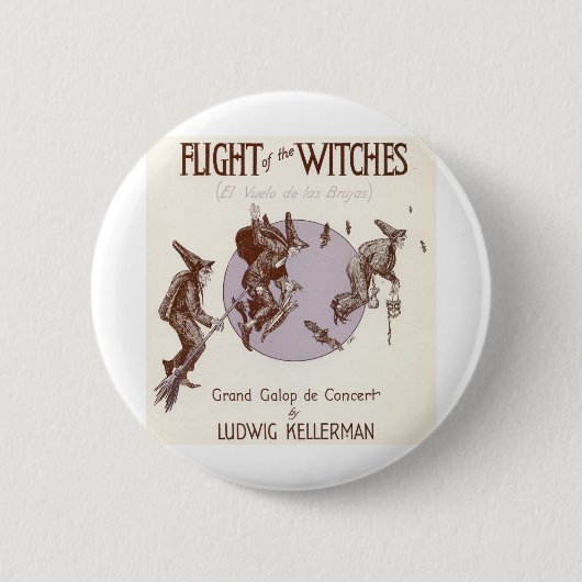 Flug der Hexen Button (Vorderseite)