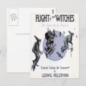 Flug der Hexen Postkarte (Vorne/Hinten)