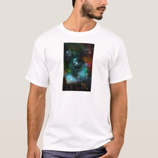 Flug der Kunst des Corbius-Fraktals T-Shirt (Vorderseite)