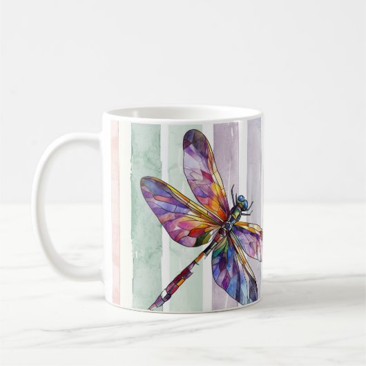 Flug der Libellen v.3 Kaffeetasse (Links)