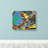 Flug der Träume: Vögel in Bewegung Leinwanddruck (Insitu (Holzboden))