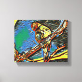 Flug der Träume: Vögel in Bewegung Leinwanddruck (Vorderseite)