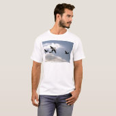 Flug der Wilden Gans | T - SHIRT | angepasst (Vorne ganz)
