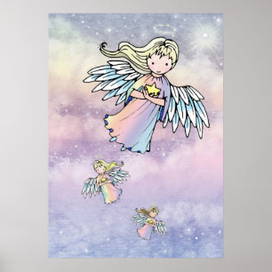 Flug des Angel-Posters von Molly Harrison Poster