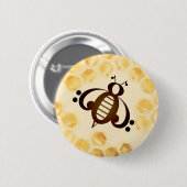 Flug des bunten Buttons der Hummel (Vorne & Hinten)