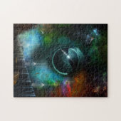 Flug des Corbius Fraktal Art Puzzle (Horizontal)