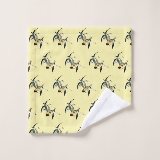 FLUG DES GEESES BADHANDTUCH SET (Waschlappen)