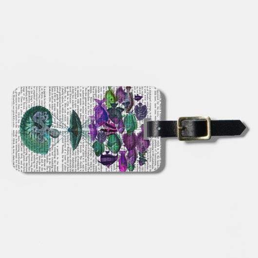 Flug des Heißluftballons Gepäckanhänger (Vorderseite horizontal)