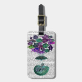 Flug des Heißluftballons Gepäckanhänger (Vorderseite vertikal)