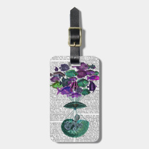 Flug des Heißluftballons Gepäckanhänger