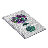 Flug des Heißluftballons Notizblock (Rechte Seite)