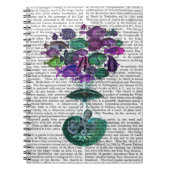 Flug des Heißluftballons Notizblock (Vorderseite)