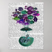 Flug des Heißluftballons Poster (Vorne)