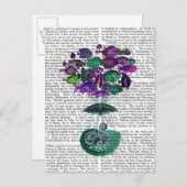 Flug des Heißluftballons Postkarte (Vorne/Hinten)