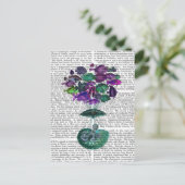 Flug des Heißluftballons Postkarte (Stehend Vorderseite)