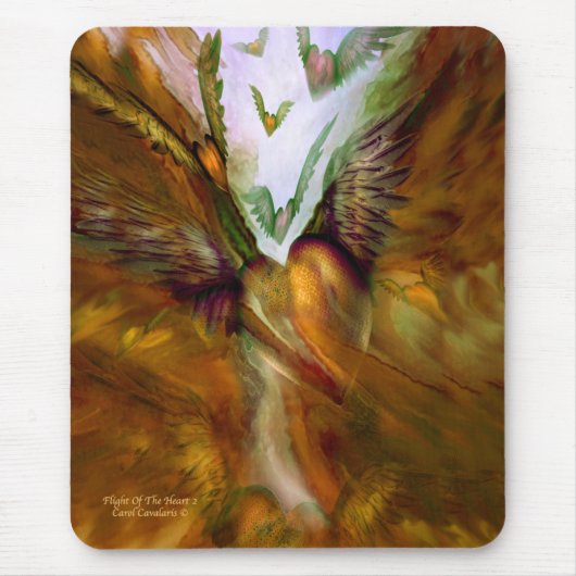 Flug des Herzens 2 Mousepad (Vorne)