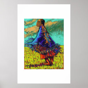 Flug des kleinen Geistes-Adlers Poster