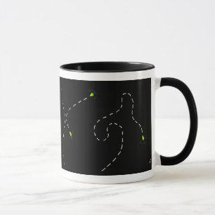 Flug des Leuchtkäfers Tasse