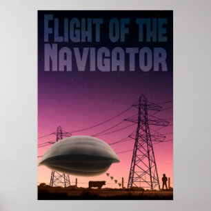 Flug des Navigators Poster