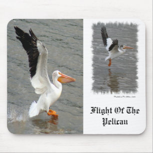 Flug des Pelikans Mousepad