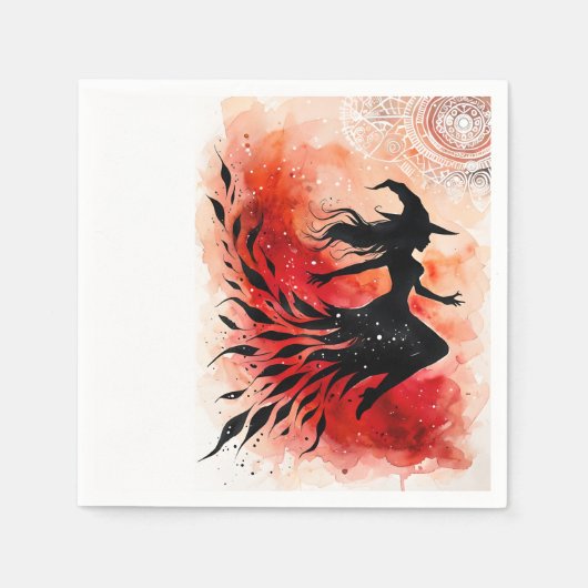 Flug des scharlachroten Schattens Serviette (Vorderseite)