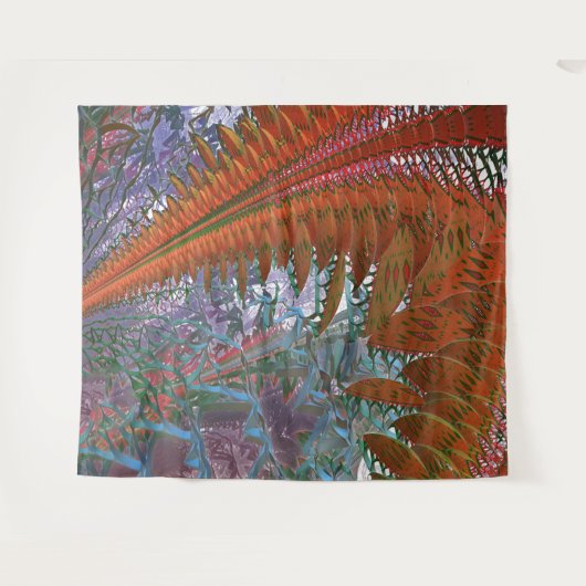 Flug durch das Dschungeltapestry Wandteppich (Vorderseite (Horizontal))