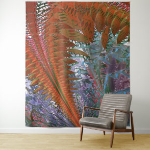 Flug durch das Dschungeltapestry Wandteppich