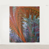 Flug durch das Dschungeltapestry Wandteppich (Vorderseite)