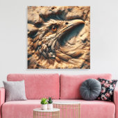 Flug durch den Sand der Zeit - Abstrakte Kunst Leinwanddruck (Insitu (Wohnzimmer))