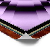 Flug durch einen gekrümmten Raum Poster (Ecke)