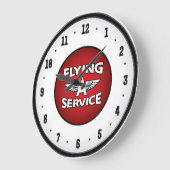 Flug einer Service-Gas-Uhr Große Wanduhr (Winkel)