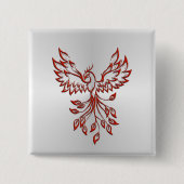 Flug eines Phoenix-Silberknopfes Button (Vorderseite)