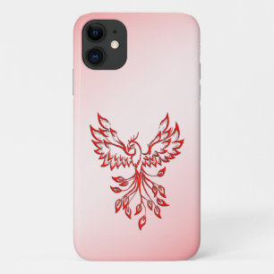Flug eines Phönix Rot auf Rosa Case-Mate iPhone Hülle