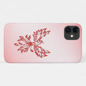 Flug eines Phönix Rot auf Rosa Case-Mate iPhone Hülle (Rückseite (Horizontal))