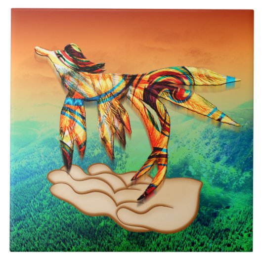 Flug Fliese (Vorderseite)