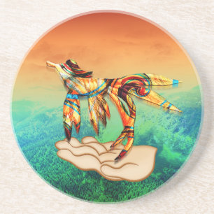 Flug Getränkeuntersetzer