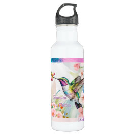 Flug: Hummingbird Elegance Edelstahlflasche