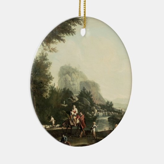 Flug in Ägypten Keramikornament (Rechts)