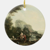 Flug in Ägypten Keramikornament (Hinten)