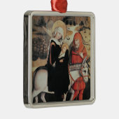 Flug in Ägypten Silbernes Ornament (Rechts)