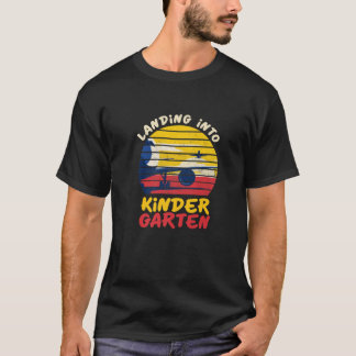 Flug in den Kindergarten Jet zurück zum Schoo T-Shirt