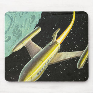 Flug-in-den-Weltraum-Mauspad Mousepad