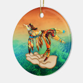 Flug Keramikornament (Links)