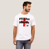 "Flug-Krankenschwester-" einzigartige T-Shirt (Vorne ganz)