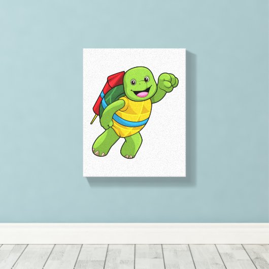 Flug mit Rakete Leinwanddruck (Insitu (Holzboden))