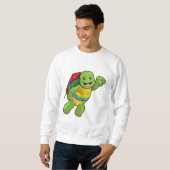 Flug mit Rakete Sweatshirt (Vorne ganz)