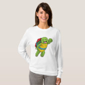Flug mit Rakete T-Shirt (Vorne ganz)